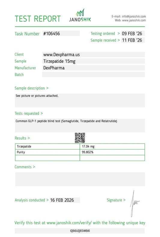 TIZERPATIDE 0,5ML/15MG - 4 FRASCOS