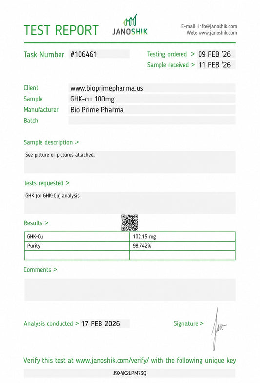 GHK-CU 100MG - FRASCO + DILUENTE