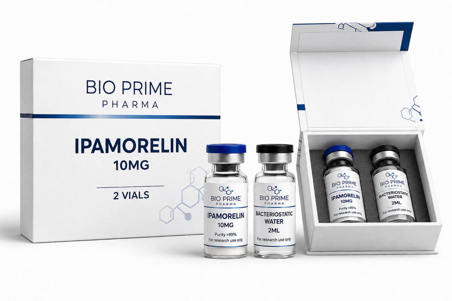 IPAMORELIN 10MG - FRASCO + DILUENTE