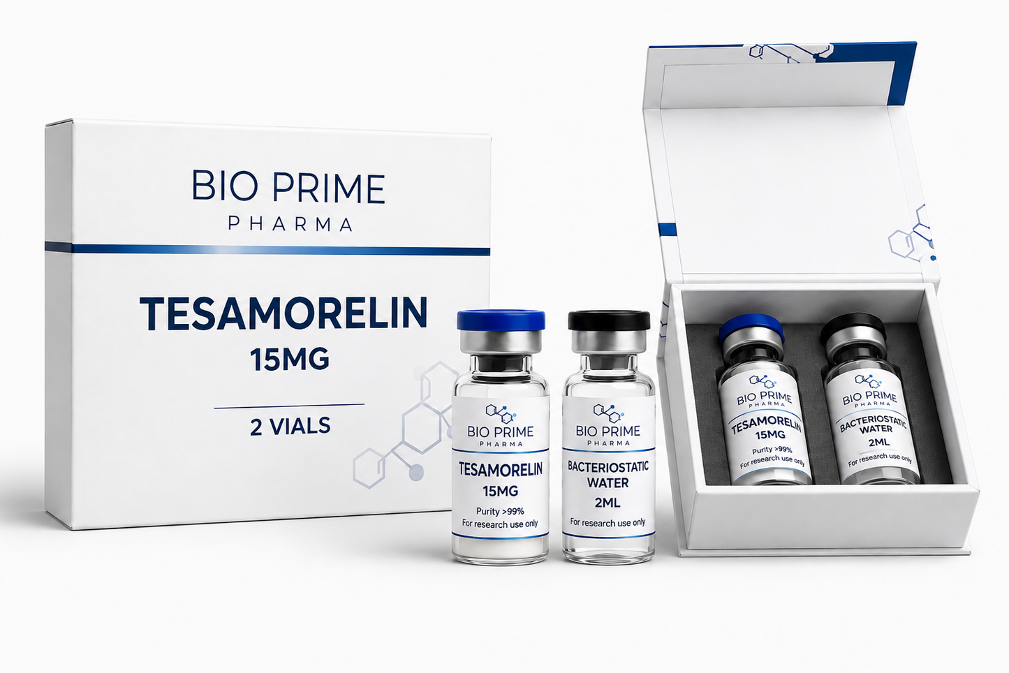 TESAMORELIN 15MG - FRASCO + DILUENTE