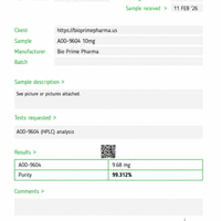 AOD-9604 10MG - FRASCO + DILUENTE